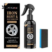 Car Rust Remover Wheel Spray for Rims, 120ml Metal Iron Particle Automotive Dissolver Cleaner with Color Reaction,PH Neutral Non-Acid, Restores 120ML