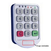 Zinc Alloy Smart Digital Keypad Cabinet Lock Keyless Public Mode Password Electronic Drawer Lock for Gym Office Locker Furniture (Silver,Zinc Alloy) sidabras