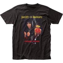 Joan Jett Cherry Bomb Mens T Shirt Music Classic Concert Rock Band Tee New Black S