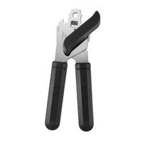 Robust Stainless Steel Can Cutter With Comfortable Black Rubber Handle juoda