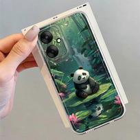 Soft Phone Cover Case for Xiaomi Poco X3 NFC X3 Pro Cartoon Cute Panda Poco X3 Pro