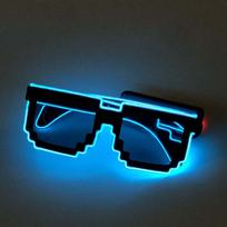 Flashing Party Supplies LED Luminous Glasses Mosaic Glasses Glowing Sunglasses Led Light up Glasses balta