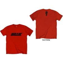 Billie Eilish Unisex TShirt Racer Logo Blohsh (Back Print) S