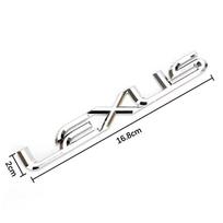 ABS Automobilio Galinės Bagažinės Emblema Lipdukas Lexus Logotipui ES300 IS300 IS350 ES250 ES350 IS250 CT200H GS350 NX200 Priedai