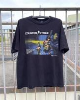 COUNTERSTRIKE 16 1999 PROMO VINTAGE WASHED BLACK TSHIRT For Men Women S