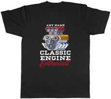Personalised Grease Monkey Engine Enthusiast Mens T-Shirt Tee Gift Top S