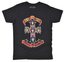 Official Guns N Roses T Shirt Appetite For Destruction Logo Black New S to 5XL S