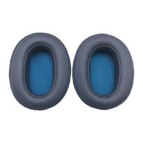 Ventilated Earpads Memory Foam Ear Cushions For WH-XB900N Headphones Enhances Sound Isolation Comfort mėlyna