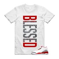 3 Cardinal Red White Cement Grey Light Curry T Shirt Match VERTBLS XL