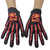 Gothic Skeleton Hand Gloves Halloween Costume Accessory Lightweight Design for Concerts and Parties 1