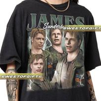 Limited James Sunderland Silent Hill Tshirt Vintage Unisex Shirt 4XL