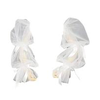 Decorative Arm Warmer False Cuffs Simple Ribbon Tulle for Princess Dress False Sleeves Long Arm Cover 1