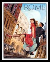 Italy Vespa Lambretta Scooter Wall Decor Metal Tin Sign 20x30cm（7.8x11.8inch）