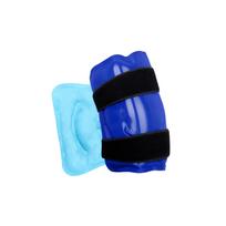 Ice Pack for Knee, Hot and Cold Wrap with Adjustable Nylon Straps, Reusable Knee Support for Joint Recovery mėlyna