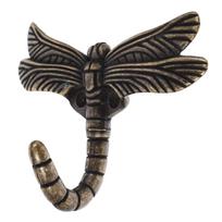 Dragonfly Vintage Wall Hook Decorative Storage Hooks Multi Purpose Hanger Bathroom Towel Coat Key WallMounted Utility Hook 11.5X7.5X5CM