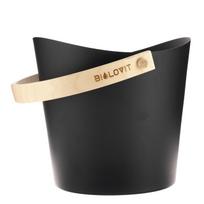 Bilovit Aluminiowe Wiadro Do Sauny Czarne - 7 Litrów
