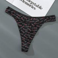 Moteriškos besiūlės kelnaitės, permatomos tinklinės apatinės kelnaitės G stygomis, didelio dydžio seksualus apatinis trikotažas 2XL black