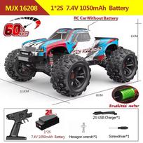 Naujas 1/16 4WD RC automobilis, didelis greitis 70 km/h laipiojimo lenktyninis dreifas, didelis arklio galios bešepetėlis RC lenktyninis automobilis RC automobilis visureigis sunkvežimis žaislas vaikams Dovana balta