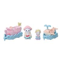 Sylvanian Families Pramogų parko transporto priemonių rinkinys Valties Delfinas ST Ženklas Amžius 3 ir Dovanos Sylvanian Epoch - & - Ko-80 Sertifikuotas, Į viršų, Lėlių namelis, Šeimos,