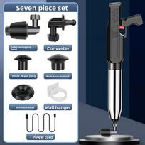 Electric High Pressure Air Toilet Plunger, Drain Blaster Clog Remover Tool for Kitchen Sink Floor Drain and Bathroom Toilet