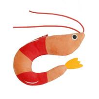 Plush Shrimp Cats Toy  Catnips  Peppermint Bells Dolls Promotes Exercise And Reduces Boredom 1