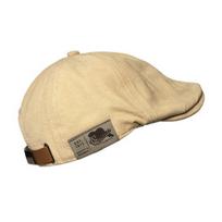 Vyriška beretė Britų vintažinė vienspalvė reguliuojama vyriška kepurė apsipirkti chaki