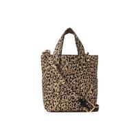 Vivienne Westwood Murray Metal Logo Leopard Print Polyester Nylon Tote Bag Women Tote Bags Brown 50550727007A Basic Set (Bag+Dust Bag)