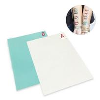 MR.R Laser Waterproof Water Transfer Temporary Tattoo Paper ( A+B ),A4 Size A4 balta