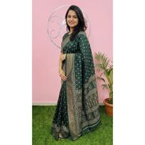 NEW LAUNCH – Designer Freehand Dola Doby Silk Saree Collection