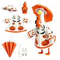 Halloween Porch Costume Set - 6-Piece Holiday Outfit for Decorative Statue Outdoor One Size