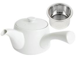 with Teapot with tea strainer to prevent tea leaf Unsui Teapot Kitsusako 380ml Arita Made in Japan Adult Washable detergent built-in clogging. ware, balta