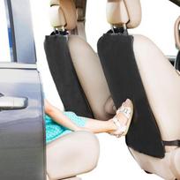 Automobilio sėdynės atlošo apsauga nuo purvo, spardymo, vaikiška viršutinė dalis juoda