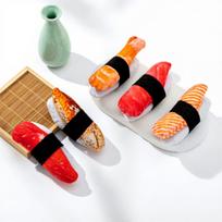 Sushi Cat Mint Catnip Chew Toy Self-Entertaining Simulation Teasing Toy for Cats (as the picture,10cm)