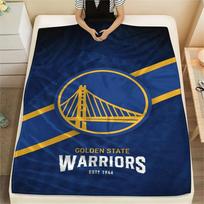 1Pc Golden State Warriors Print Flannel Blanket, High quality Comfortable for All Seasons, Home Decor, Warmth and Comfort, Perfect for Christmas GiftS 80cm x 120cm