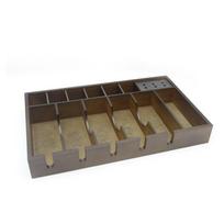 Electric Hair Clipper Tray Display Stand Barber Hairdressing Scissors Comb Wooden Storage Box Pro Salon Styling Tools Accessory