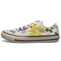 Converse Chuck Taylor All Star Comfortable Breathable Low Top Canvas Shoes Unisex Sneakers Yellow White 31305730 42.5