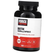 Biotin in capsules, Biotin 10000, Force Factor  100vegcaps (36641019) 100vcaps