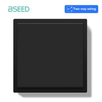 BSEED 1 jungiklio mechaninis jungiklis Praeinamieji kryžminiai šviesos jungikliai Plius ES maitinimo lizdai USB Type-c lizdai Laiptams EU standard