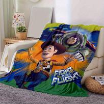 1pc, Toy Story Buzz Lightyear & Woody Fight and Flight Adventure Blanket Soft Throw for Home Decor, Couch Cover, Outdoor Use, Travel 80cmx120cm
