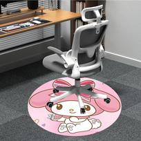 My Melody, Sanrio Biuro Apvalus Kilimas, Po Biuro Kėdėmis Miegamojo Svetainės Namų Dekoras a0908148 80cm by 80cm