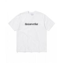 Thisisneverthat Onyx Logo Tee White M