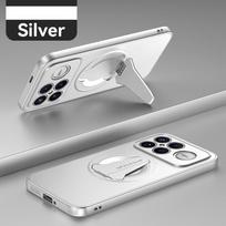 Skin-like Frosted Feel Car Invisible Magnetic Stand Holder Case For Poco F8 Ultra F8 Pro POCO F7 Ultra F7 Pro F6 Pro X6 Cover Poco F8 ultra