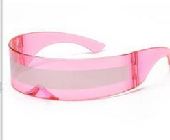 Party Atmosphere LED Light Up Visor Glasses for Festivals Raves and Events with Adjustable Fit and Durable Frame One Size