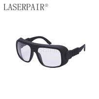 High Transmittance OD6+ CO2 Laser Safety Glasses 10600nm for Industrial Material Processing Eye Protection (Transparent,safety glasses) skaidri
