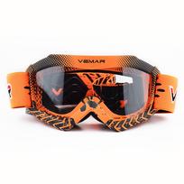 Cycling Glasses Children Dirt Bike Glasses Motocross Helmet Goggles Moto Glasses Eye Protection Motorcycle Off Road MTB Kids oranžinė