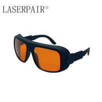 Green Laser Protective Goggles Plastic Frame and Polycarbonate Lenses EN207 Certified Laser Safety Glasses Eyewear (Orange,safety glasses) oranžinė