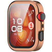 Protective Case Cover For Huawei Watch Fit 4 Soft Silicone SmartWatch Shockproof Protector Shell for Huawei Fit4 Huawei Watch Fit 4 rožinio aukso spalvos