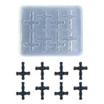 Silicone Hollow Shaker Fillers Mould Quicksand Filling Materials Resin Mould Silicone Crucifix Mold for Jewelry Making 1