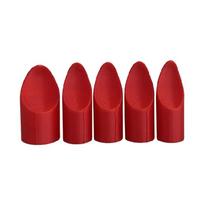 5pcs Practical Plastic Finger Cots Easy Dig Finger Gloves For Gardening Tasks Like Digging Planting And Cultivating raudona