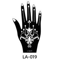 India Henna Stencil Hollow Hand Tattoo Sticker Butterfly Mehndi Tattoo Template  Legs Shoulder Arm Style 17